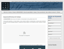 Tablet Screenshot of linguaemundi.pt
